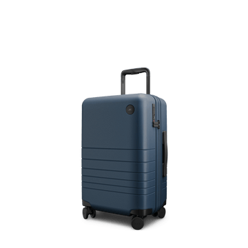 Angle view of Expandable Carry-On in Ocean Blue